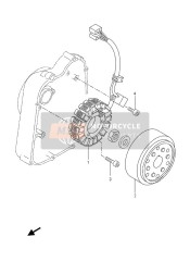 1C0H14503000, Rotor Complet, Yamaha, 1